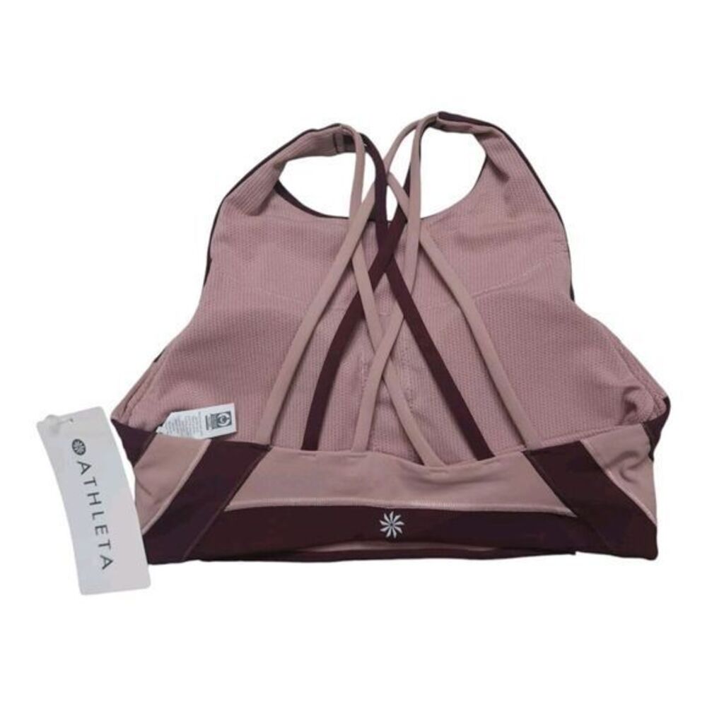 New Athleta Hyper Focused Chroma Sports Bra Womens Small - Picture 2 of 8